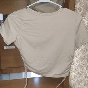 Beige Women's Top